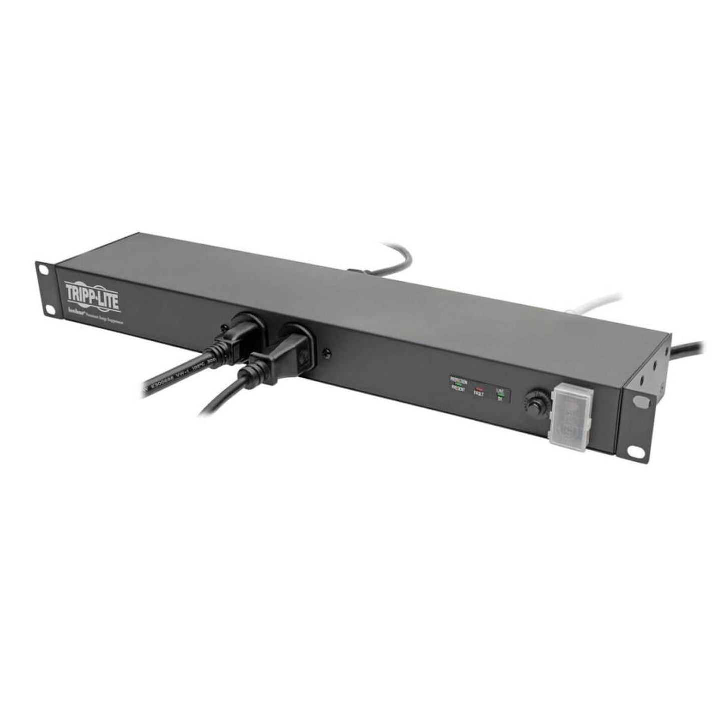 Tripp Lite Isobar Surge Protector Rackmount 12 Outlet 15' Cord Metal 1URM - Receptacles: 12 x NEMA 5-15R - 3840J