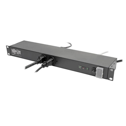 Tripp Lite Isobar Surge Protector Rackmount 12 Outlet 15' Cord Metal 1URM - Receptacles: 12 x NEMA 5-15R - 3840J