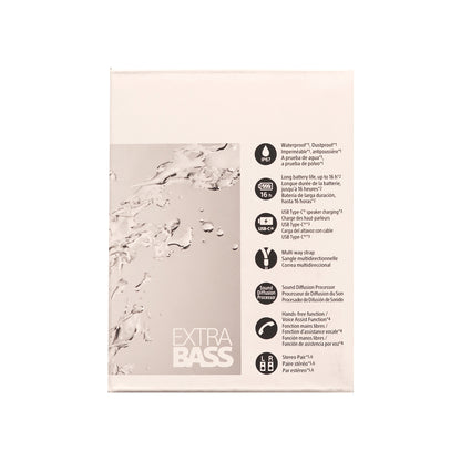 2x Sony SRSXB13/B Extra Bass Portable Waterproof Speaker (Black)