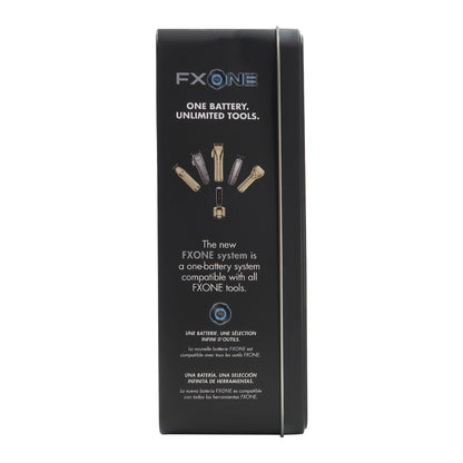 BaByliss Pro FXONE BLUEFX All-Metal Interchangeable-Battery Trimmer FX799BL with BaByliss Pro FOILFX02 Cordless Metal Double Foil Shaver FXFS2B