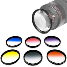 Vivitar 6 Piece 72mm Graduated Color Filter Set with Case