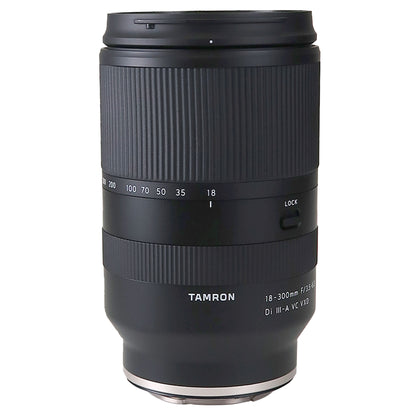 Tamron 18-300mm f/3.5-6.3 Di III-A VC VXD Superzoom Lens for Sony E with UV Filter