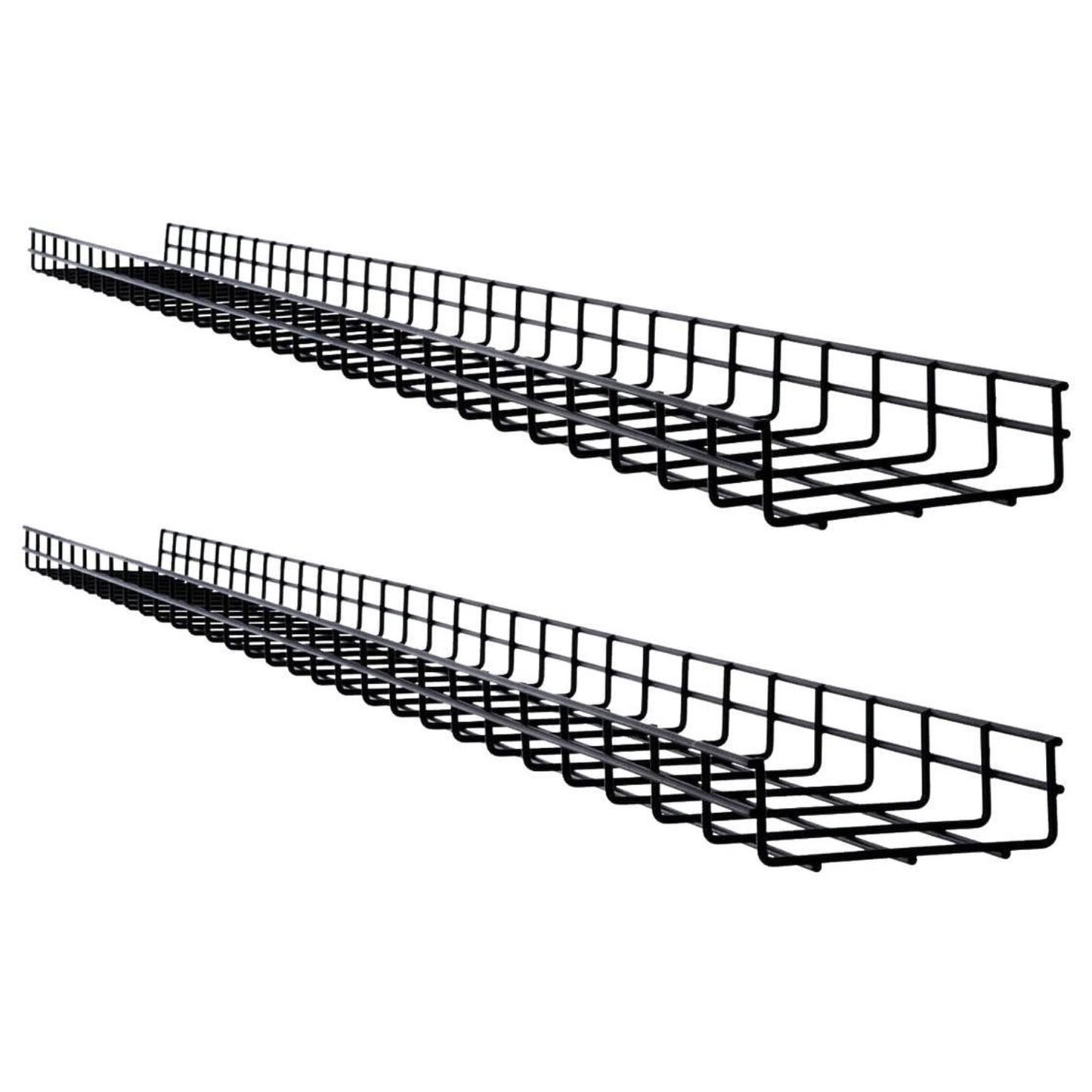 Tripp Lite Wire Mesh Cable Tray 150 x 50 x 1500 mm 6 in. x 2 in. x 5 ft. 2-Pack SRWB6210X2STR