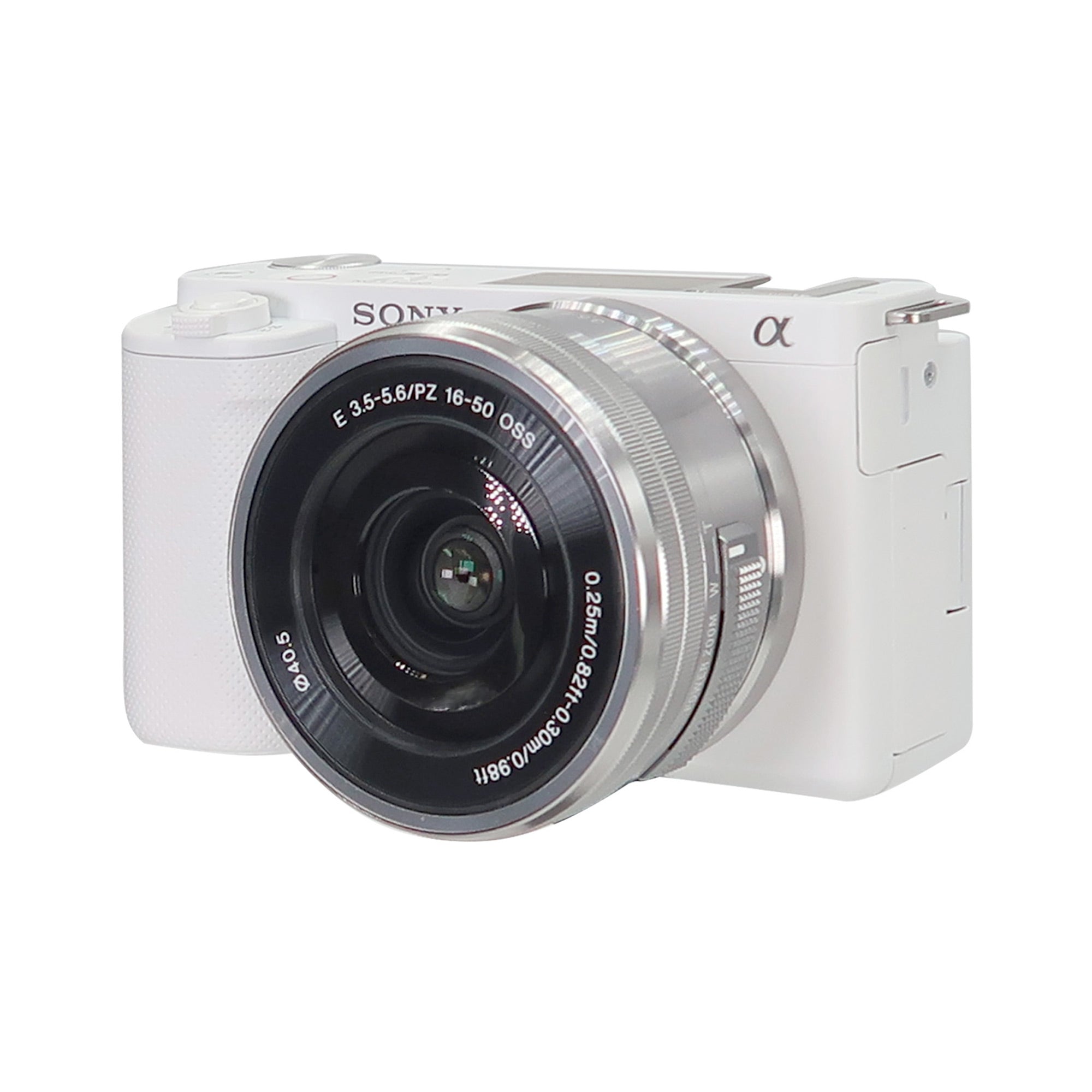 Sony ZV-E10 Mirrorless Camera with 16-50mm Lens (White) – Teds