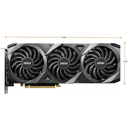 MSI Ventus GeForce RTX 3060 12GB GDDR6 PCI Express 4.0 Video Card RTX 3060 Ventus 3X 12G OC