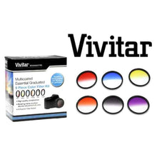 Vivitar 6 Piece 72mm Graduated Color Filter Set with Case