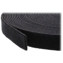 StarTech HKLP100 Hook-and-Loop Cable Management Tie - 100 ft. Bulk Roll - Black - Cut-to-Size Cable Wrap / Straps