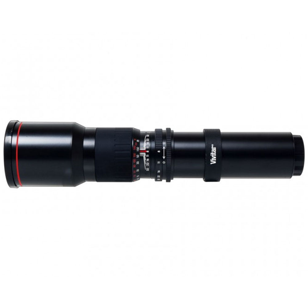 500mm / 1000mm f/8 Telephoto Lens for Nikon2x Converter + T-mount