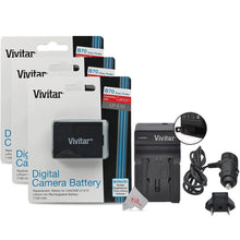6 Vivitar LP E10 Replacement Batteries and Charger for Canon T7 T6 T5 T100 4000D 3000D 2000D