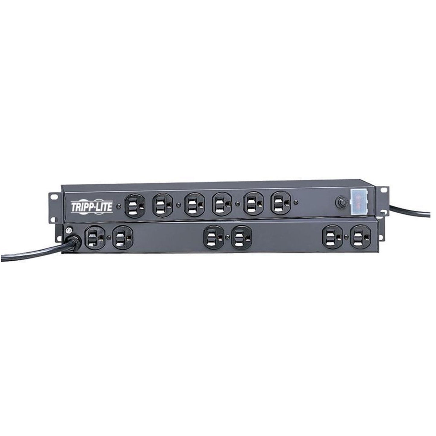 Tripp Lite 1U Rack-Mount Power Strip, 12-Outlets, 15 Ft. Cord (RS-1215)