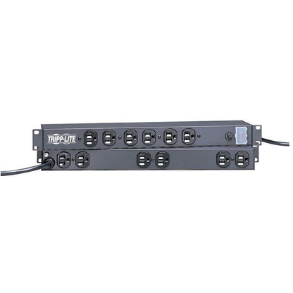 Tripp Lite 1U Rack-Mount Power Strip, 12-Outlets, 15 Ft. Cord (RS-1215)