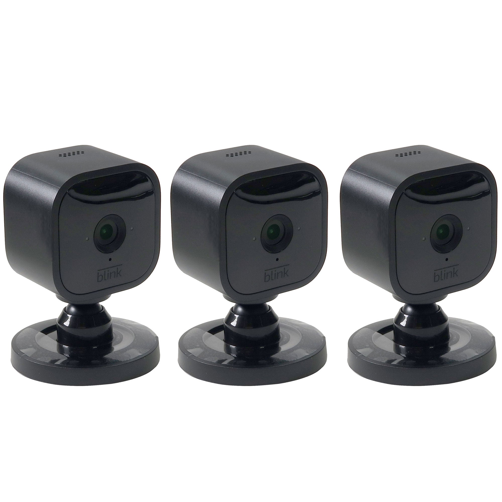 3x Blink Mini Compact Indoor Plug-In Smart Security Camera 1080p Video ...