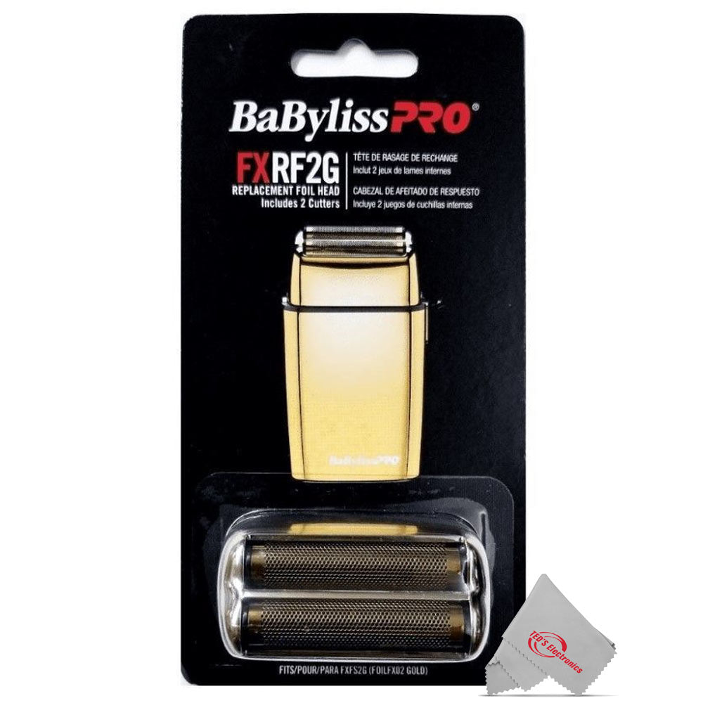 Babyliss Pro Foil FX02 Metal Double Foil Shaver with Replacement Head and Cutters