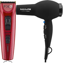 Babyliss Pro Ceramic Xtreme Hair Dryer with FX3 Professional High-Speed Foil Shaver #FXX3SB
