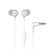 JBL Live 660NC Noise-Canceling Wireless Over-Ear Headphones (White) with JBL C50HI In-Ear Headphones White