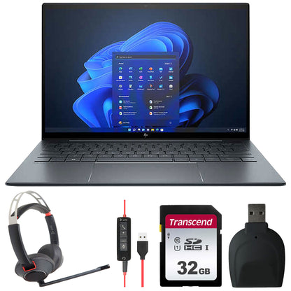 HP Dragonfly G4 13.5" Intel Evo Platform Touchscreen Laptop - 13th Gen Intel Core i7-1355U - Windows 11 Pro with Poly Blackwire 5220 Stereo Wired Headset Bundle