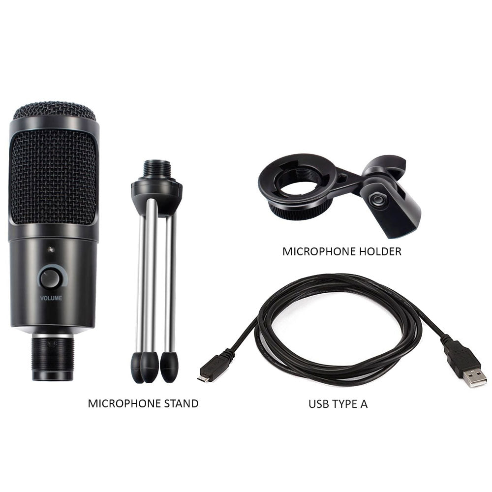 retort vare Usikker Vivitar Cardioid Condenser Recording USB Microphone Great for Podcasti –  The Teds Store