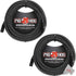 Pig Hog 8mm XLR Microphone Cable Male to Female 30 Ft Fully Balanced Premium Mic Cable  - 2 Units