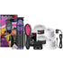 BaByliss Purple FX Skeleton Exposed T-Blade Outlining Cordless Trimmer with Replacement T-Blade with Top Accessory Kit