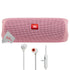 JBL FLIP 5 Portable Waterproof Bluetooth Speaker - Pink with JBL Tune 110BT Wireless In-Ear Headphones