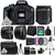 Canon EOS T100 18MP Digital SLR Camera + 18-55mm Lens + 58mm Filter Kit Lens + 8GB Memory Card + Wallet + Card Reader + Case + Tall Tripod + Lens Cap Holder + Cleaning Kit + Mini Tripod