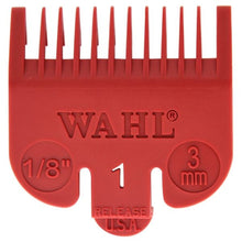 5x Wahl Professional Color-Coded Clipper Guide #1 - for Cutting 1/8" Red #3114-607