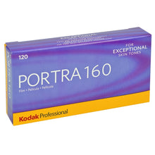 10x Kodak Portra 160 Color Negative Film ISO 160, Size 120, Pack of 5