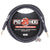 Pig Hog Tour Grade 10ft Instrument Cable 1/4 Inch to 1/4 Inch Straight Connectors Black - PH10 - 2 Units