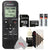 Sony ICD-PX370 Digital Voice Recorder with Headphone Jacks with Accessory Kit