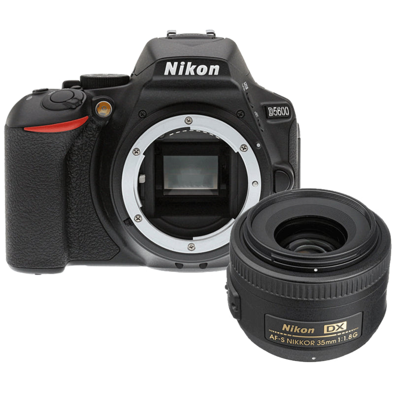 Nikon D5600 24.2MP Digital SLR Camera with AF-S DX NIKKOR 35mm f