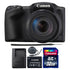 Canon PowerShot SX420 IS 20MP Digital Camera (Black) with 32GB Memory Card