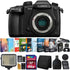 Panasonic Lumix DC-GH5 Mirrorless Micro Four Thirds Digital Camera (Body Only) + 64GB Memory Card + Wallet + Reader + Photo and Video Software Bundle + LED Light Panel