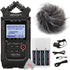 Zoom H4n Pro 4-Input / 4-Track Digital Portable Audio Handy Recorder + Zoom APH-4nPro Accessory Pack for H4n Pro + Rechargeable Battery and Charger