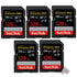 5x SanDisk Extreme Pro 128GB SDXC UHS-I/U3 V30 Class 10 Memory Card, Speed Up to 170MB/s (SDSDXXY-128G-GN4IN)