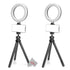2pcs Vivitar 6 Inches LED Ring Light Dimmable Lamp for Iphone Smartphone for Vlogging