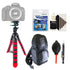 Flexible Tripod with Universal Screen Protector and Accessory Cleaning Kit for All Canon Cameras