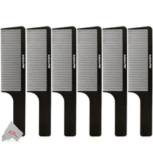 Six Pieces BaBylissPRO Barberology 9 Inch Clipper Comb Black