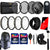 Backpack Selfie Stick Filter Bundle For Canon EOS Rebel T6s T6i T5i T7i 70D 80D