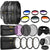 Nikon AF NIKKOR 50mm f/1.8D Lens for Nikon DSLR Cameras with Top Accessory Kit