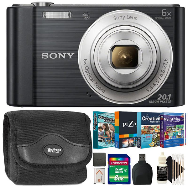 Sony CyberShot DSC-W810 20.1MP Digital Camera with 6X Optical Zoom