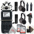 Zoom H5 4-Input / 4-Track Portable Handy Recorder with Interchangeable X/Y Mic Capsule and Podcast Mic Accessory Kit