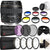 Canon EF 85mm f/1.8 USM Lens + 58mm Filter Kit + Macro Kit + Color Filter Kit + Tulip Lens Hood + Rear & Front Cap + 3pc Cleaning Kit