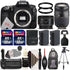 Canon EOS 90D DSLR Camera with EF 50mm 1.8 STM + Tamron 70-300 DI LD Lenses + Deluxe Accessory Kit