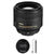 Nikon AF-S NIKKOR 85mm f/1.8G Lens + 67mm  Lens Cap + Lens Cap Holder