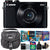 Canon Powershot G9x II Digital Camera Black with Photo Editing - Scrapbooking Collection Accessory Kit