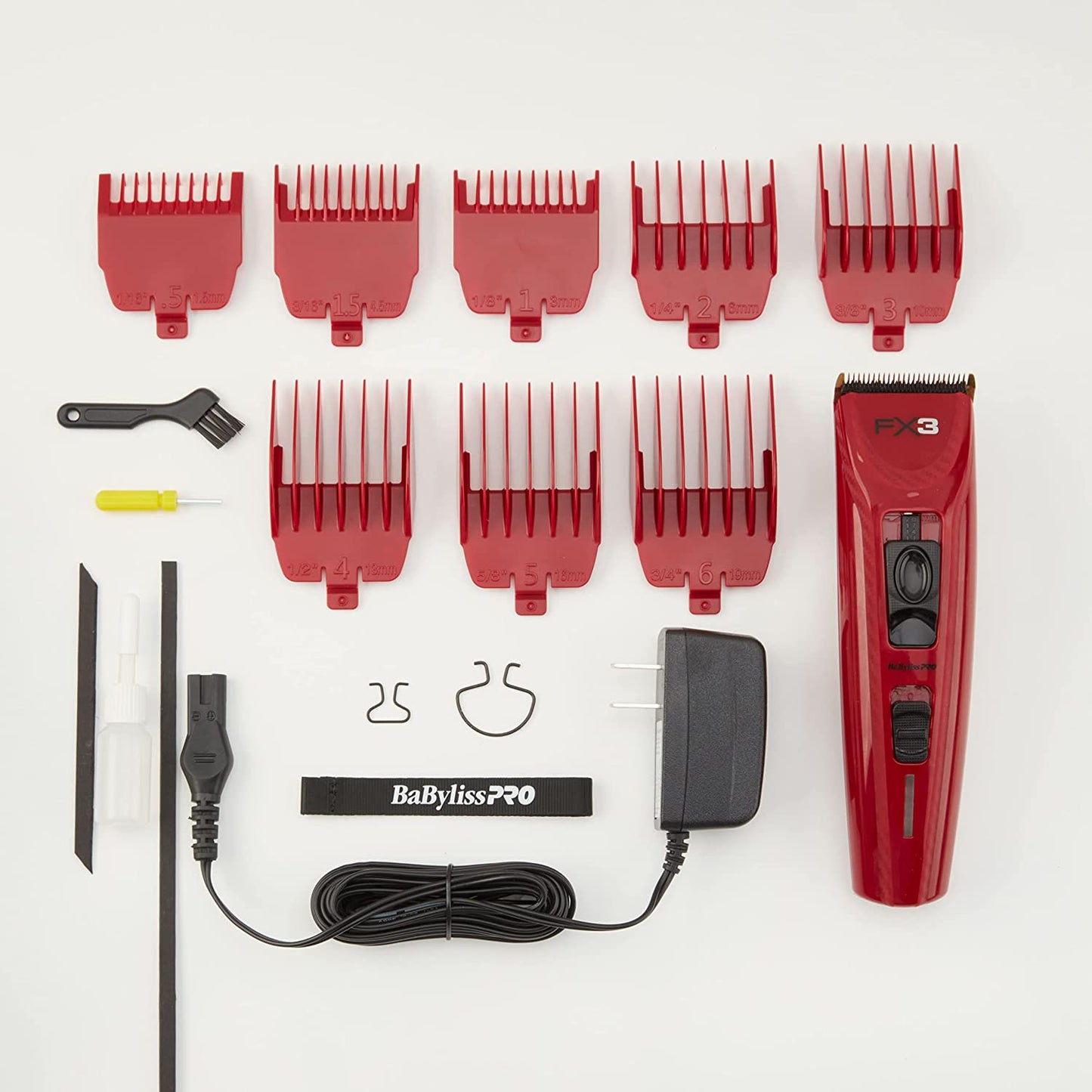 BaByliss Pro FX3 High Torque Cordless Clipper with FX3 High-Speed Foil Shaver Black #FXX3SB