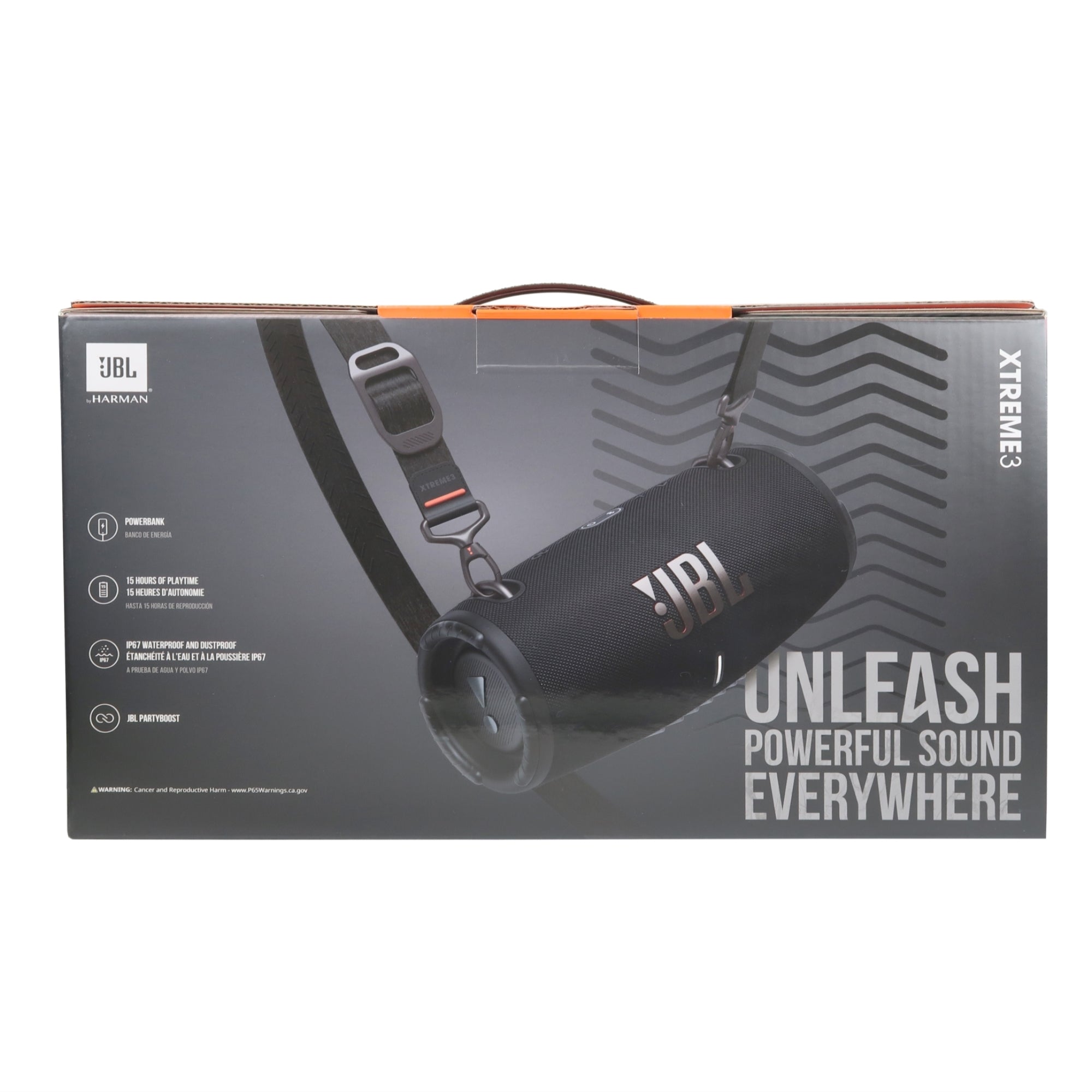 JBL Xtreme 3 Portable Bluetooth Waterproof Speaker (Black) – Teds