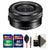 Sony E PZ 16-50mm f/3.5-5.6 OSS Lens with Accessory Bundle for Sony E-Mount Cameras