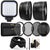 Compact LED Light with Accessories for Nikon D3300 , D3400 , D5300 , D5500 and D7100