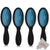 Four Pack BWP824-BLUE Wet Brush Pro Pop Fold Detangling Brush